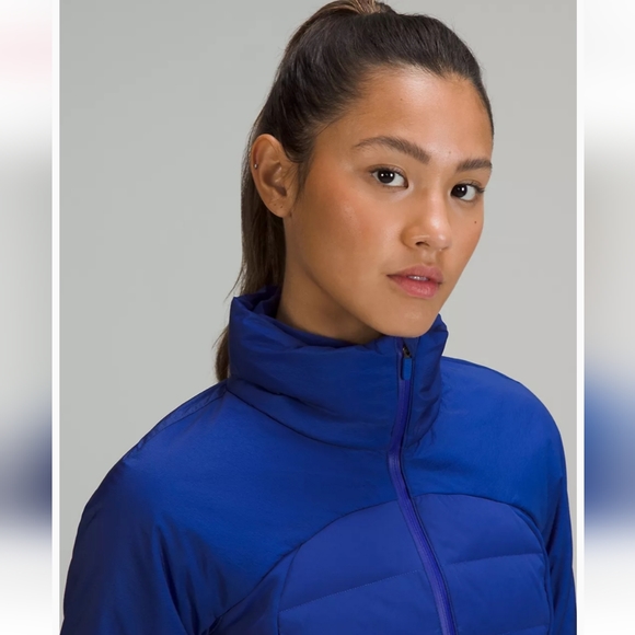 Lululemon Down For It All Jacket 4 PSYH Blue - Picture 5 of 10